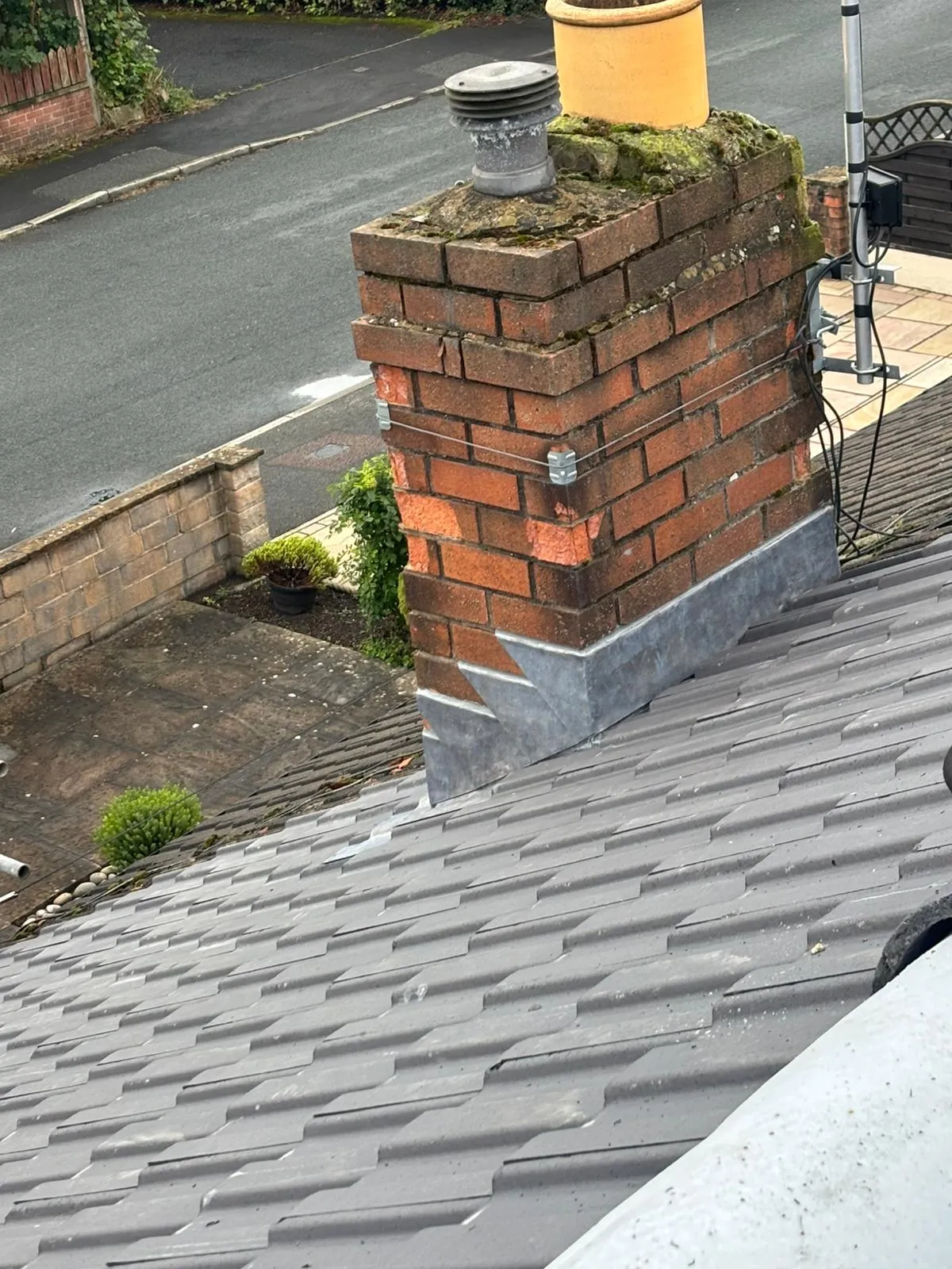 Chimney leadwork and flashing
